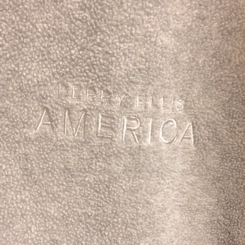 Mens Light Fleece Grey Zip Jacket - Picture 7 of 7